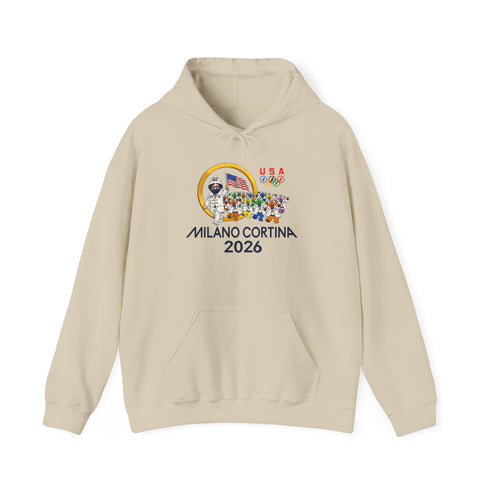 Opening Ceremony" Jerry and The Bears 2026 Milano Cortina Olympics Unisex Heavy Blend Grateful Dead Hoodie