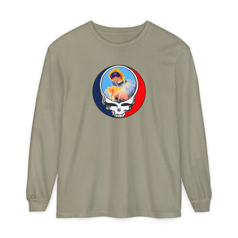 Custom Stealie Garment-Dyed Long Sleeve T-Shirt (59)