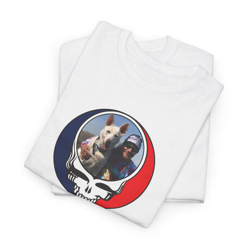 Custom Dog Stealie Grateful Dead T-Shirt