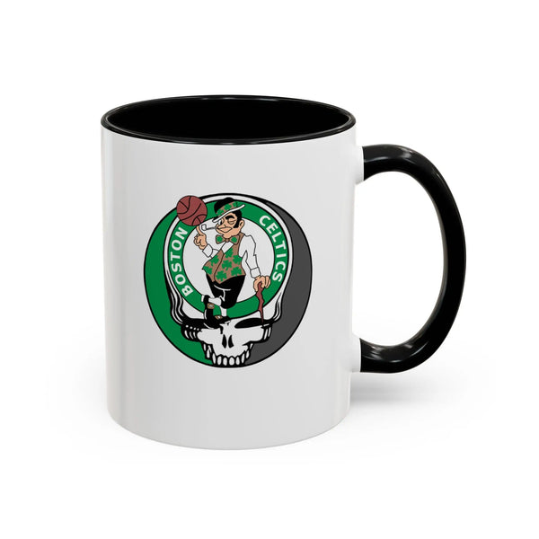Boston Celtics Grateful Dead Stealie Coffee Mug StealieShop
