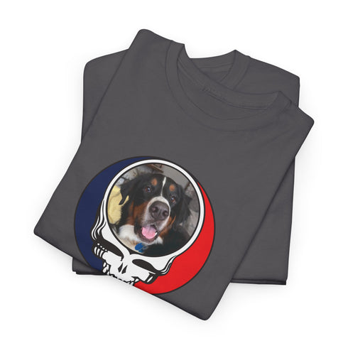 Custom Dog Stealie Unisex Grateful Dead T-Shirt (136)