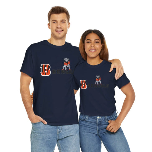 Cincinnati Bengals Dancing Bear Grateful Dead T-Shirt - NFL - StealieShop