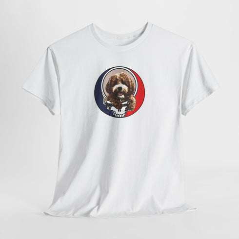Custom Dog Stealie Grateful Dead T-Shirt (35)