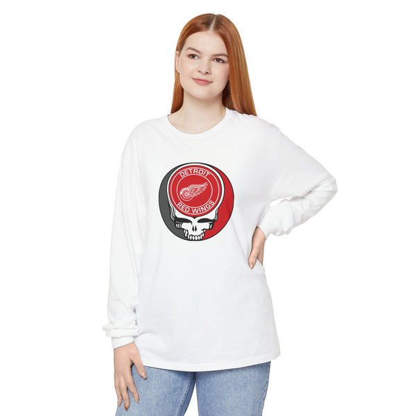Detroit Red Wings Vineyard Collection Unisex Garment-Dyed Long Sleeve T-Shirt