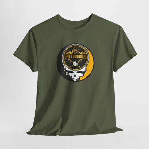 Grateful Dead - The Ballpark Collection: Pittsburgh Edition Grateful Dead Steal Your Face T-Shirt - MLB - StealieShop