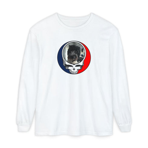 Custom Dog Garment-Dyed Long Sleeve T-Shirt (120)