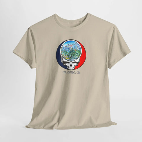 Telluride Trail Map Stealie Grateful Dead T-Shirt