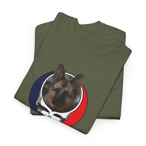 Custom Dog - "Wolfie" Stealie Grateful Dead T-Shirt