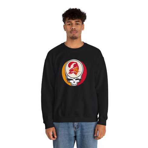 Grateful Dead - Tampa Bay Bucaneers Grateful Dead Stealie Crewneck Sweatshirt - StealieShop