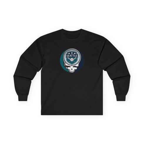 Grateful Dead - Seattle Mariners Classic Stealie Long Sleeve Tee - MLB - StealieShop