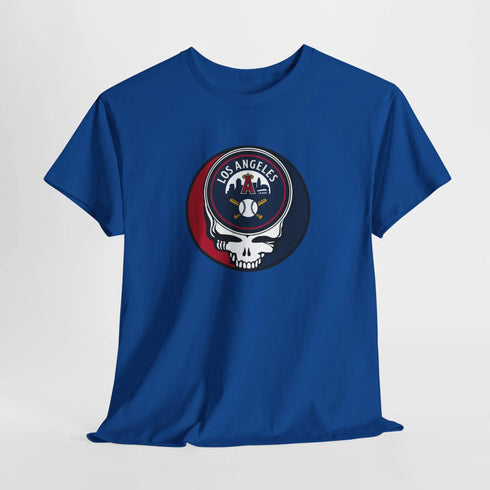 Grateful Dead - Los Angeles Angels Grateful Dead Steal Your Face T-Shirt - MLB - Anaheim - StealieShop