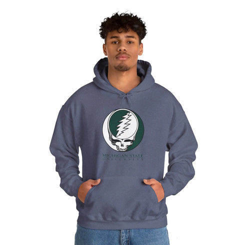 Michigan State University Grateful Dead Hoodie StealieShop