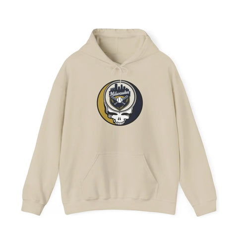 Grateful Dead - Milwaukee Brewers Grateful Dead Unisex Heavy Blend Hoodie - MLB - StealieShop