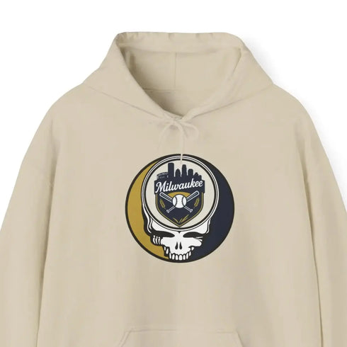 Grateful Dead - Milwaukee Brewers Grateful Dead Unisex Heavy Blend Hoodie - MLB - StealieShop