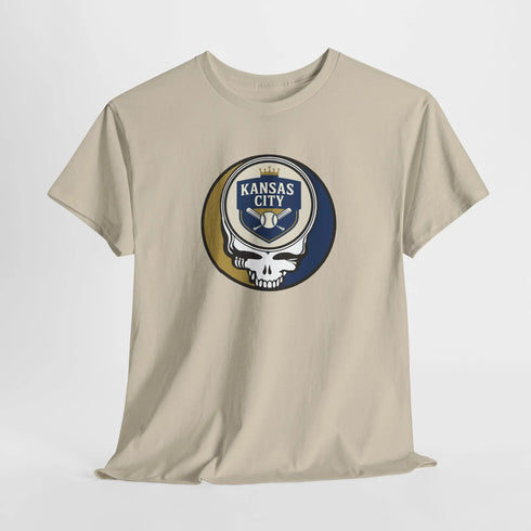 Grateful Dead - The Ballpark Collection: Kansas City Baseball Edition Grateful Dead Steal Your Face T-Shirt - MLB - StealieShop