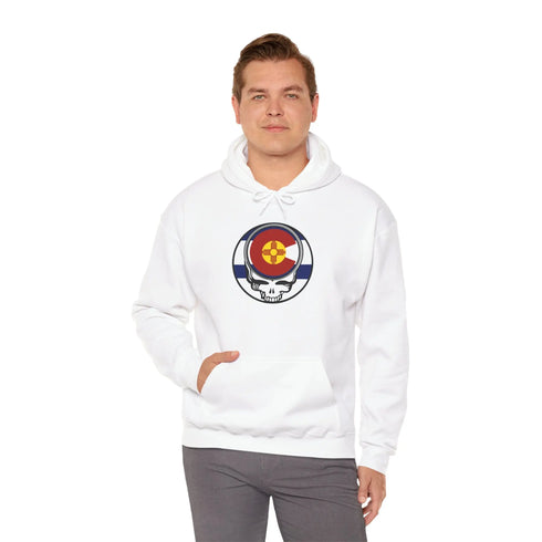 Grateful Dead - Colorado x New Mexico Flag Grateful Dead Unisex Heavy Blend Hoodie - StealieShop