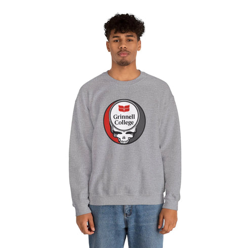 Grateful Dead - Grinnell College Stealie Crewneck Sweatshirt - StealieShop