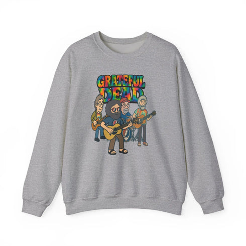 Grateful Dead - Jerry and The Band | Life is dead. Crewneck Sweatshirt - StealieShop