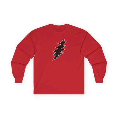 Grateful Dead - Black Bolt Ultra Cotton Long Sleeve Tee - StealieShop