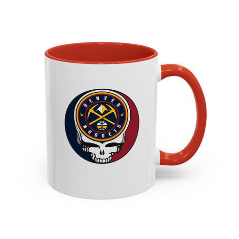 Grateful Dead - Denver Nuggets Grateful Dead Stealie Coffee Mug (11oz or 15oz) - StealieShop