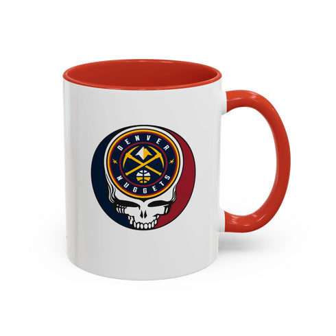 Grateful Dead - Denver Nuggets Grateful Dead Stealie Coffee Mug (11oz or 15oz) - StealieShop