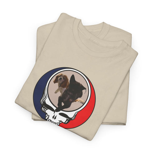 Custom Dog Stealie Unisex Grateful Dead T-Shirt (108)