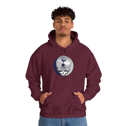 Tottenham Hotspur Grateful Dead Unisex Heavy Blend Hoodie - Hooded Sweatshirt - StealieShop