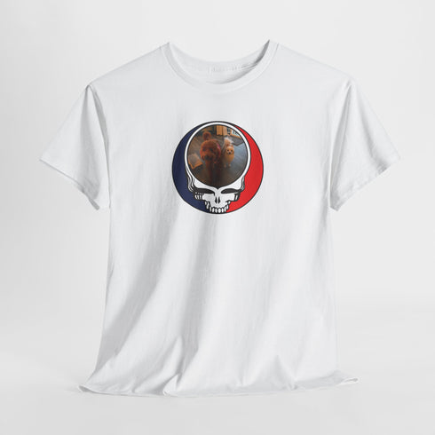 Custom Dog Stealie Grateful Dead T-Shirt