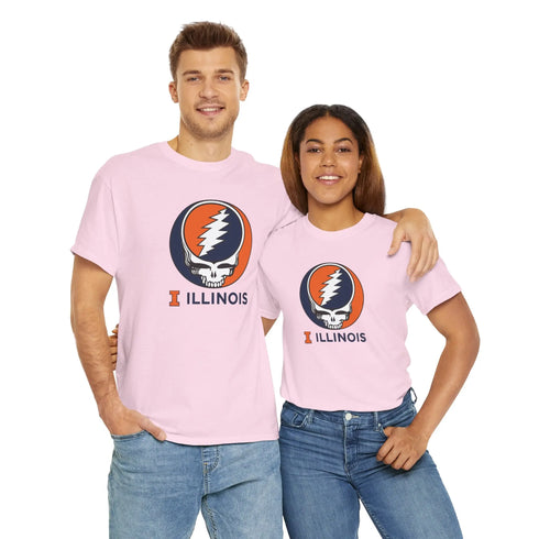 Grateful Dead - University of Illinois Grateful Dead T-Shirt - StealieShop