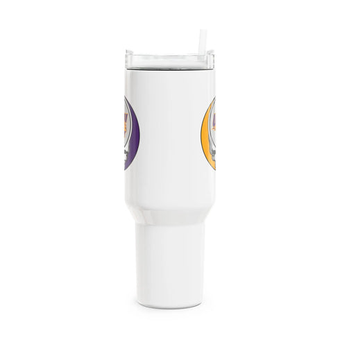 Grateful Dead - University of Northern Iowa Stealie "Fat Man" Tumbler, Double Insulated 40oz Travel Mug - StealieShop