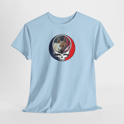 Custom Dog Stealie Unisex Grateful Dead T-Shirt (137)