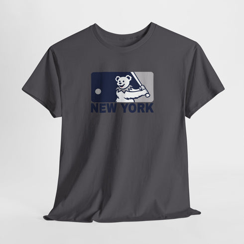 New York Yankees Dancing Bear MLB Logo Unisex Grateful Dead T-Shirt