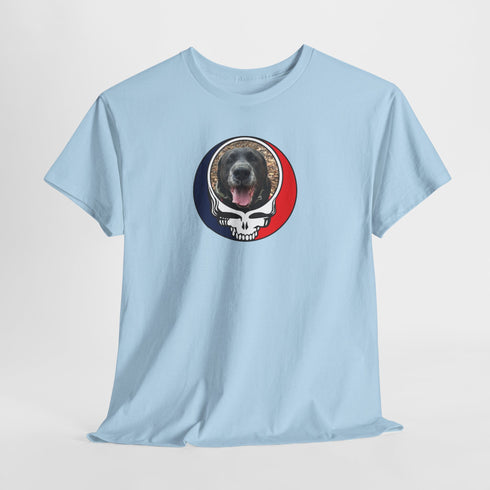 Custom Dog Stealie Unisex Grateful Dead T-Shirt (140)