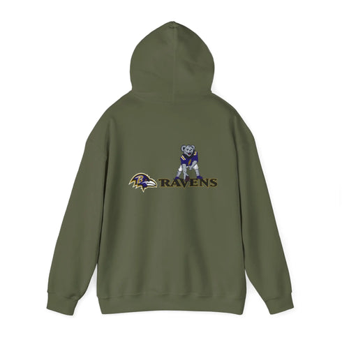 Baltimore Ravens Dancing Bear Unisex Hoodie - NFL StealieShop