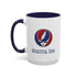 Grateful Dad - New York Giants Grateful Dead Stealie Coffee Mug (15oz) - StealieShop