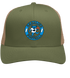 Carolina Football Dancing Bear Stealie Grateful Dead Trucker Cap - Moss | Khaki