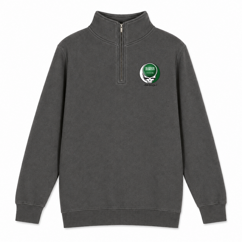 Saudi Arabia FIFA World Cup - Premium Grateful Dead Quarter-Zip Pullover - Charcoal - 5