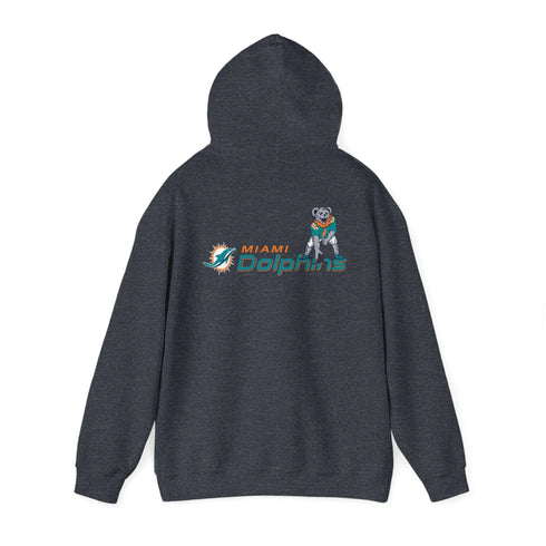 Miami Dolphins Dancing Bear Unisex Hoodie - NFL - StealieShop