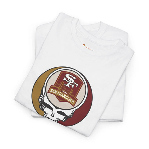 Grateful Dead - San Francisco 49ers Grateful Dead Steal Your Face T-Shirt - NFL - StealieShop
