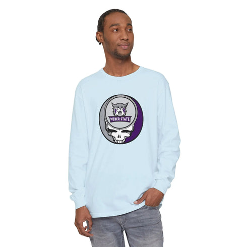 Grateful Dead - Weber State University Garment-Dyed Long Sleeve T-Shirt - StealieShop