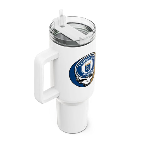 Grateful Dead - Kansas City Royals "Fat Man" Tumbler, Double Insulated 40oz Travel Mug - StealieShop