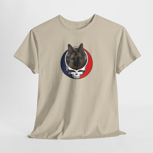 Custom Dog - "Wolfie" Stealie Grateful Dead T-Shirt