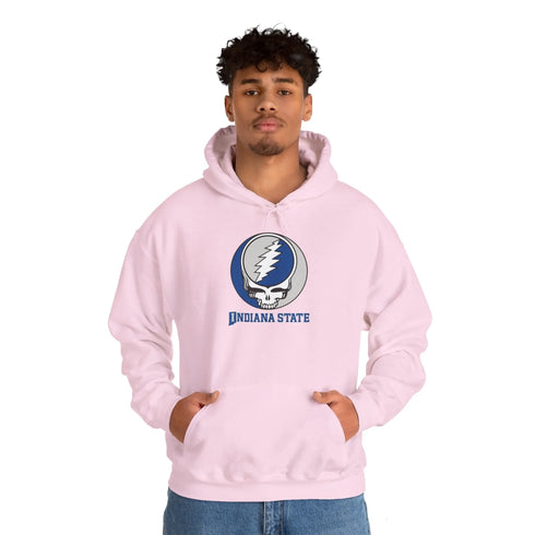 Indiana State University Grateful Dead Steal Your Face Unisex Hoodie StealieShop