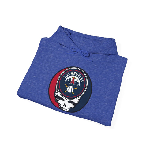 Grateful Dead - Los Angeles Angels Grateful Dead Unisex Heavy Blend Hoodie - Hooded Sweatshirt - StealieShop