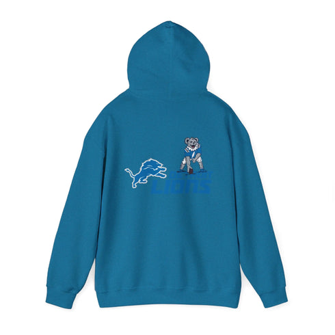 Detroit Lions Dancing Bear Unisex Hoodie - NFL - StealieShop