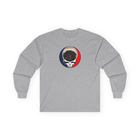 Custom Dog Stealie Grateful Dead Long Sleeve Tee (74)