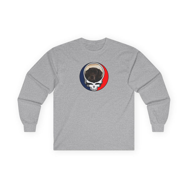 Custom Dog Stealie Grateful Dead Long Sleeve Tee (74)