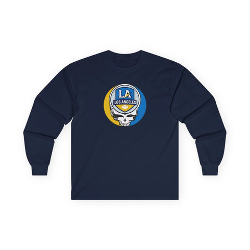 Grateful Dead - Los Angeles Chargers Grateful Dead Long Sleeve Tee - NFL - StealieShop