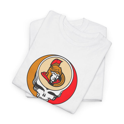 Ottawa Senators Stealie Heavy Cotton Grateful Dead T-Shirt