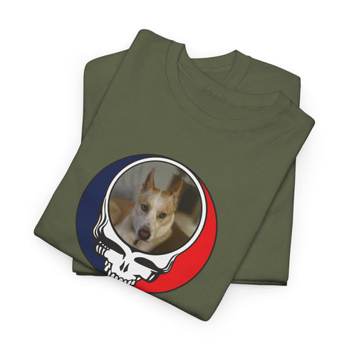 Custom Dog Stealie Unisex Grateful Dead T-Shirt (88)